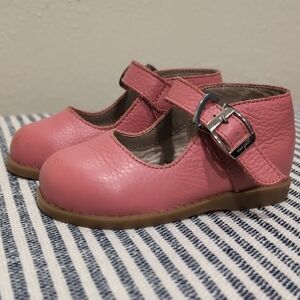 Adorable Pink Kids Dress Shoes with Buckle